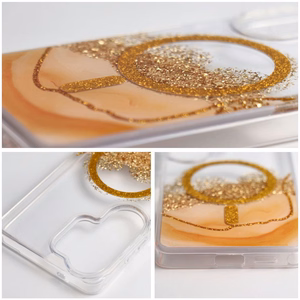 Ar MagSafe saderīgs Golden maciņš Samsung S26 ULTRA, zeltains