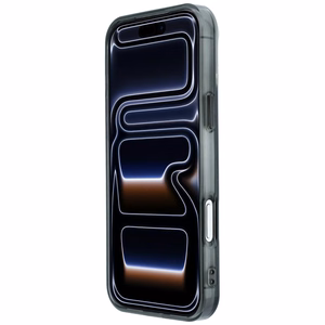 Mercedes AMG IML Double Layer Urban Line vāciņš modelim iPhone 18 Pro Max / 17 Pro Max, ar gredzenu-statīvu, saderīgs ar MagSafe – melns