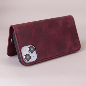 Smart Suede maciņš Honor 600 / Honor 600 Pro bordo