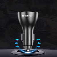 Automašīnas Lādētājs Wozinsky "WCCAW" Balts 50W (4xQC3.0)