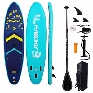 FunWater SUPFW71A 3,5 m piepūšamais SUP dēlis, tumši zils