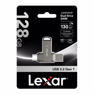 Zibatmiņa Lexar Dual Type-C un Type-A USB 3.1 128GB