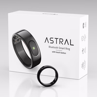Forever Viedais ring Astral SR-100 melns size 9