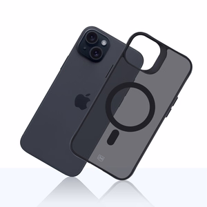 3mk Dūmu MagCase ar MagSafe iPhone 15 Plus - daļēji caurspīdīgs