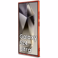 AMG caurspīdīgs divkrāsu MagSafe apvalks Samsung Galaxy S24 Ultra - melns