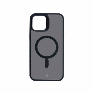 3mk Smoke Magnētiskais viedtālruņa apvalks Apple iPhone 12 Pro Max - melns