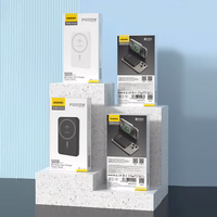 Bezvadu magnētiskais portatīvais lādētājs Dudao K14S USB-C / MagSafe 20W 5000mAh (melns)