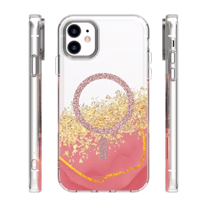 Epoxy Mag maciņš iPhone 11 rozā