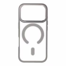 COLOR EDGE MAG COVER magnētiskais viedtālruņa apvalks, savietojams ar MagSafe, paredzēts IPHONE 17 Pro, titāna pelēks