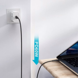 USB kabelis Choetech XCC-1003 melns Type-C / Type-C 120cm