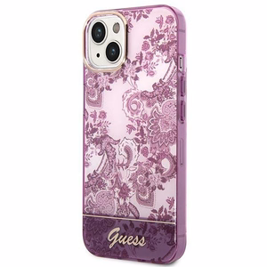 Guess GUHCP14MHGPLHF iPhone 14 Plus 6.7 "fuksija/fuksija cietais apvalks Porcelain Collection