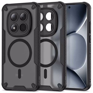 Tech-Protect Rugged Shield MagSafe apvalks Xiaomi Poco M8 Pro / Xiaomi Redmi Note 15 Pro+ 5G - melns