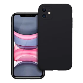 Silikona viedtālruņa apvalks 2mm iPhone 11 melns