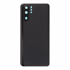 Aizmugurējais vāks Huawei P30 Pro ar kameras stiklu melns OEM