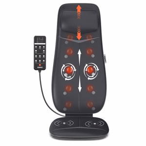 RENPHO Neck & Back Massage Cushion S Black kakla un muguras masāžas spilvens