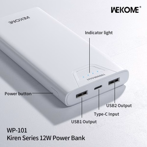 Внешний аккумулятор WK Design "WP-101" чёрный 10000mAh