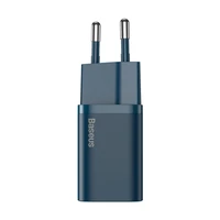 Baseus Super Si 1C ātrais lādētājs USB Type C 20 W Power Delivery zils (CCSUP-B03)