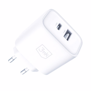 Piederumi – 3mk DualCharge 20W PD3.0 QC 3.0 PPS USB 1A1C, baltā krāsā