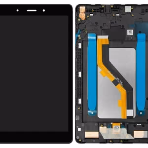 LCD ekrāns Samsung T295 Tab A 8.0 LTE 2019 ar skārienjutīgo ekrānu un rāmi melns (atjaunots) ORG