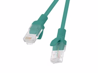 PATCHCORD KAT.5E UTP 1.5M zaļš FLUKE PASSED LANBERG 10-PACK