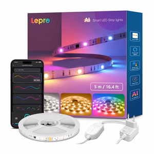 Lepro S2 5m Wi-Fi Bluetooth RGBIC LED lente