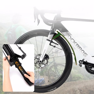 Rockbros FK-892 regulējami bezceļu velosipēda dubļusargi – melni