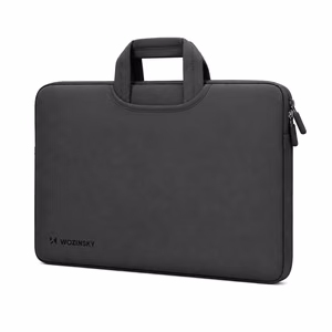 Wozinsky WNT-15B 15.6" laptop bag with retractable neoprene handle – black