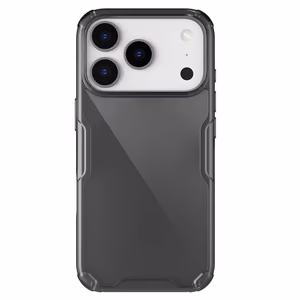 Nillkin Nature TPU Pro Чехол для iPhone 17 Pro - полупрозрачный чёрный