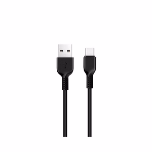 Kabelis USB A uz USB C Hoco 2,4A 3 m X20 melns