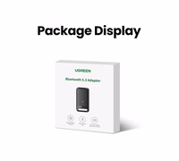 Bluetooth adapteris Ugreen CM591 Bluetooth 5.3 melns