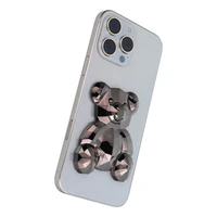 Lipīgs tālruņa statīvs BEAR - melns