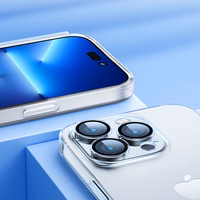 Joyroom 14Q apvalks iPhone 14 apvalks korpuss ar caurspīdīgu kameras pārsegu (JR-14Q1 caurspīdīgs)