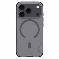 Nillkin Super Frosted Shield Pro MagSafe saderīgs apvalks iPhone 17 Pro - caurspīdīgs, melns