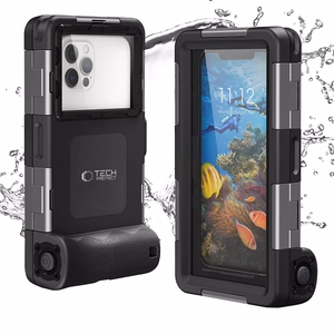 TECH-PROTECT IPX8 UNIVERSĀLS DIVING Ūdensizturīgs maciņš MELNS