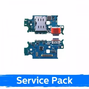 Разъём зарядки совместимый с Samsung S916 S23 Plus со шлейфом Plata (Service Pack)
