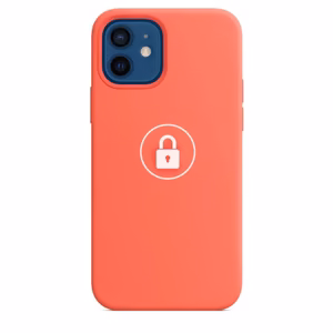 Phone Maciņš "Silicone Maciņš v2" priekš iPhone 12 (12 Pro) / Rozā Citrus / in package