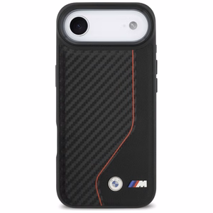 BMW M Carbon Line & Logo Magnētiskais viedtālruņa apvalks iPhone Air - sarkans