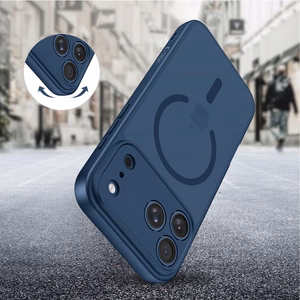 Tech-Protect BasicMag MagSafe maciņš iPhone 17 Pro Max tumši zils