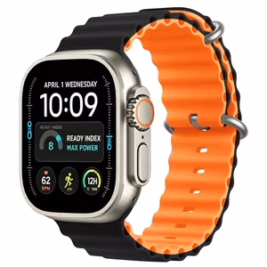 Tech-Protect IconBand Pro siksniņa Apple Watch 4/5/6/7/8/9/SE/Ultra 1/2 42/44/45/49 mm oranža-melna