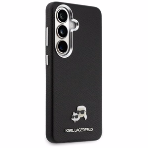 Karl Lagerfeld maciņš Saffiano KC Metal Logo MagSafe Samsung Galaxy S26 melns