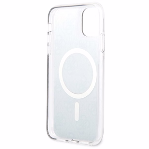 Guess GUHMN61H4STK iPhone 11 6.1" melns/melns cietais apvalks 4G MagSafe