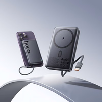 Ārējā baterija Power Bank Hoco Q44 20W Magnetic 10000mAh melna