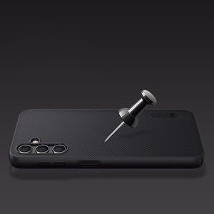Nillkin Super Frosted Shield viedtālruņa apvalks Samsung Galaxy A14 5G / Galaxy A14 - melns