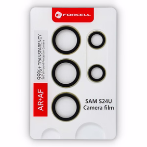 Forcell Premium kameras objektīva rūdītais stikls - Samsung Galaxy S24 Ultra dzeltena