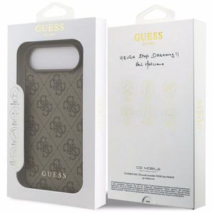 Guess 4G Klasiskais Viedtālruņa apvalks iPhone 17 Air - brūns
