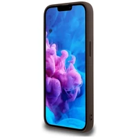 Guess 4G Ring Classic Logo Magnētiskais viedtālruņa apvalks iPhone 16e - brūns