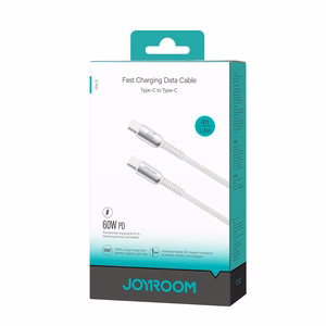 USB-C - USB-C kabelis Joyroom S-A51 60W 1.2m pelēks