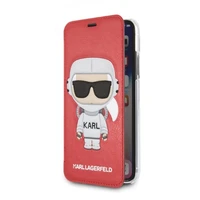Karl Lagerfeld Karl Space Cosmonaut Viedtālruņa apvalks iPhone X/XS - sarkans