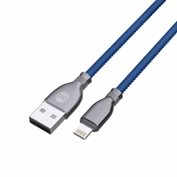 Forever Tornado kabelis USB - Lightning 1,0 m 3A tumši zils