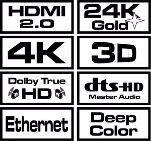 Savio CL-140 HDMI kabelis 7,5 m HDMI Type A (Standard) melns, sarkans